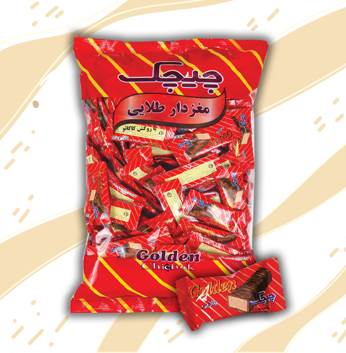 شکلات پاکتی طلایی 1 کیلویی